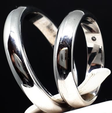 Обручальное кольцо в красном золоте К-488 с бриллиантом