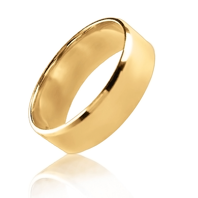 Обручальное кольцо в красном золоте К-144